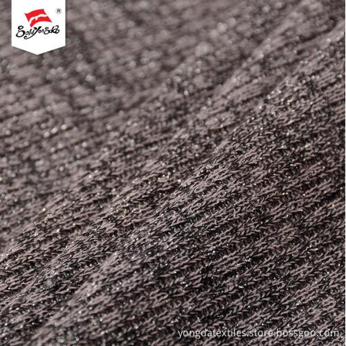 Fashionable Elegant Knitted Rayon Metallic Fabric